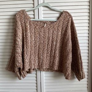 Free People Scooped Neck Sweater Sz Small